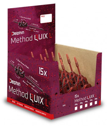 Krmítko Delphin Method QUIX, L / 30g