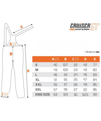 Kalhoty Delphin CruiserCROS 5T, KING SIZE