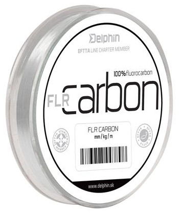 Delphin FLR CARBON - 100% fluorocarbon, 0,125mm 1,3kg 50m