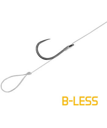 Návazec Delphin FLR Loop / 6ks, 8cm / 0,22mm / B-LESS #8