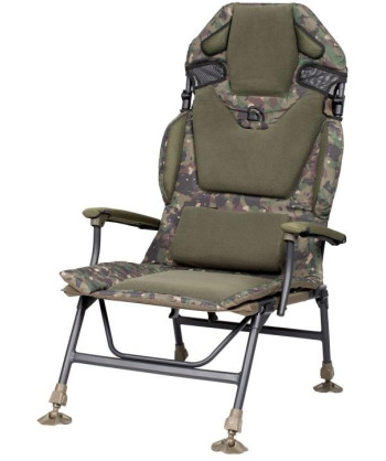 Trakker Křeslo komfortní s područkami - Levelite Camo Longback Chair