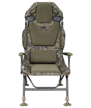 Trakker Křeslo komfortní s područkami - Levelite Camo Longback Chair