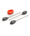 Method Feeder set QMR Flat L long (30g + 40g + 50g + mould)