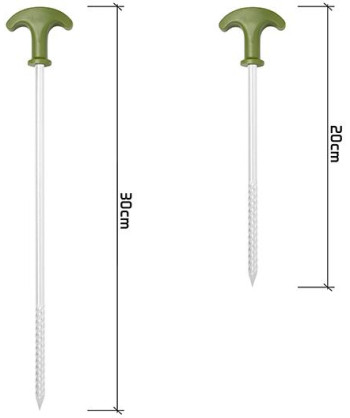 Sada kolíků s kladivem Delphin FIXT C2G / 10ks, 30cm