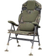 Trakker Křeslo komfortní s područkami - Levelite Camo Longback Recliner