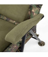 Trakker Křeslo komfortní s područkami - Levelite Camo Longback Recliner