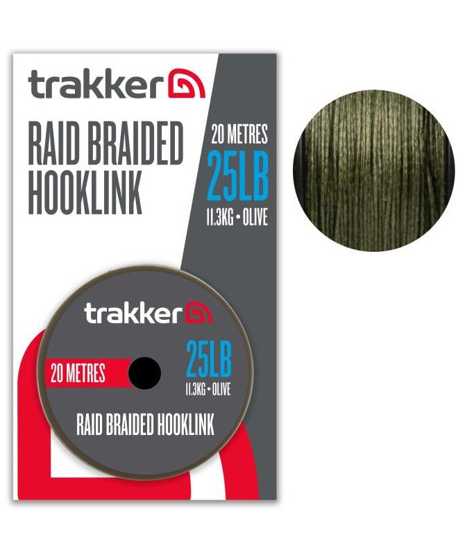 Trakker Návazcová šňůrka Raid Braided Hooklink 20m