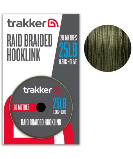 Trakker Návazcová šňůrka Raid Braided Hooklink 20m