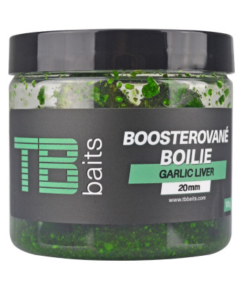 TB Baits Boosterované Boilie Garlic Liver 120 g 20mm