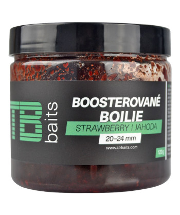 TB Baits Boosterované Boilie Strawberry 120 g 20-24 mm