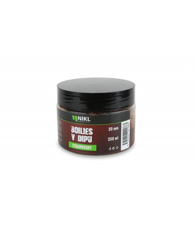 Nikl Boilies v dipu Strawberry 250g