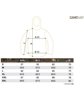 Bunda Delphin CamoWAY, XXL