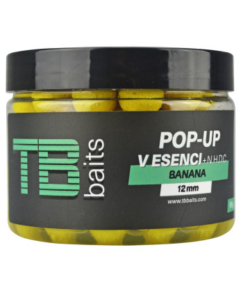 TB Baits Plovoucí Boilie Pop-Up Banana + NHDC 65 g 12 mm