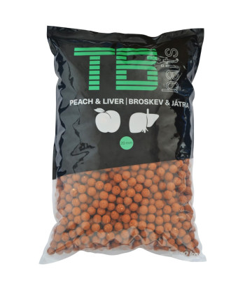 TB Baits Boilie Peach Liver 10 kg 20 mm