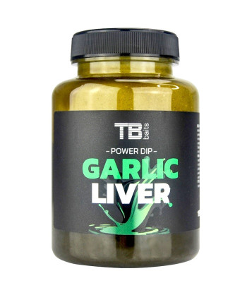 TB Baits Power Dip Garlic Liver 150 ml