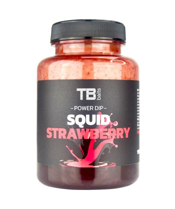 TB Baits Power Dip GLM Squid Strawberry 150 ml