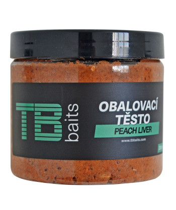 TB Baits Obalovací pasta Peach Liver 200 ml