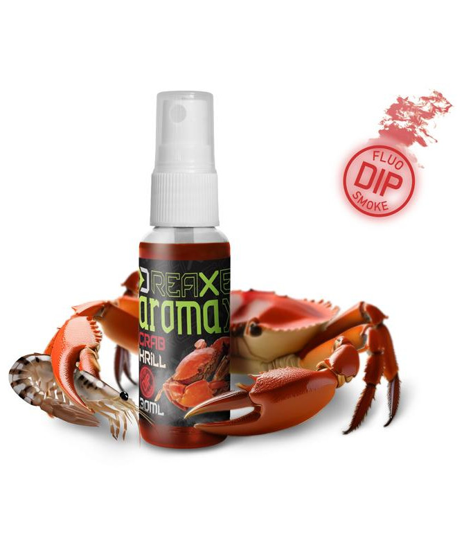 Dipovací sprej Delphin AromaX/30ml, Krab-Krill/červená