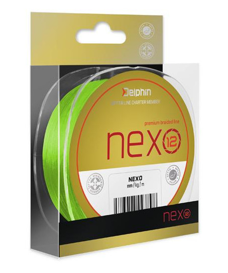 Delphin NEXO 12 / fluo zelená, 0,18mm 13,0kg 130m