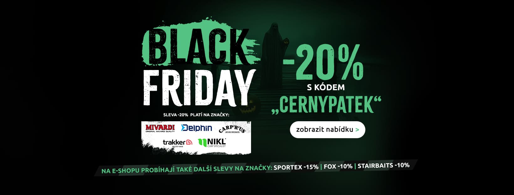 black friday rybářské potřeby